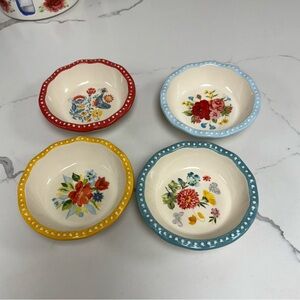 The Pioneer Woman Floral Mini  Pie Dish Set of 4